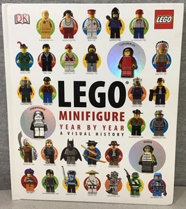 LEGO Minifigure Year by Year a Visual History Hardcover Book 3 Figurines New - Imagen 1 de 4