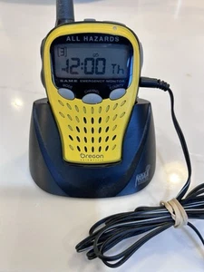 Oregon Scientific Emergency Portable NOAA Weather Radio WR601N With Cord + dock - Picture 1 of 5