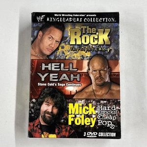 WWF: Ringleaders Collection (DVD, 2002) The Rock Stone Cold Foley WWE - Imagen 1 de 2