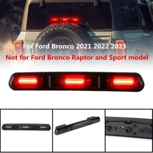 Smoked Tail Light For Ford Bronco 2021 2022 2023 Rear LED 3rd Brake Lamp - Imagen 1 de 15