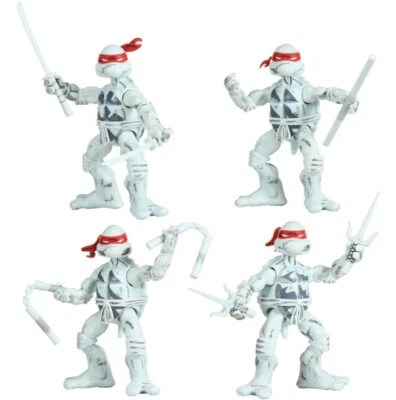 Teenage Mutant Ninja Turtles Classic Comic Book Series Black and White 4-Pack - Image 1 of 4