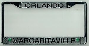 Cadre plaque d'immatriculation vintage tête de perroquet Orlando FL Jimmy Buffett Margaritaville