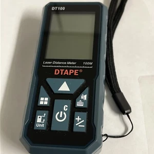 DTape Laser Distance Meter Professional Tool DT100 With Belt Pouch /new Cond - Picture 1 of 13