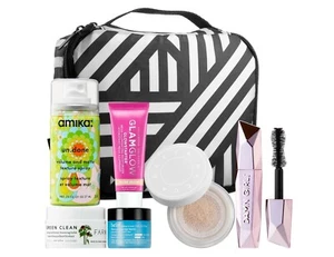 NEW Sephora FESTIVE FAVORITES Bag Too Faced Glamglow Becca Belif Anika Farmacy - Picture 1 of 2