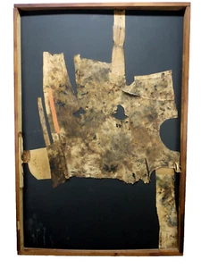 Richard Hagelberger ABSTRACT Fine Art NEBRASKA 1966 Collage MiX Media ASSEMBLAGE - Picture 1 of 22
