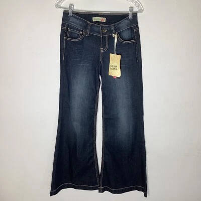 Pantalones de mezclilla para mujer Paris Blues Bellbottom azules talla 3 nuevos con etiquetas Foto 1 de 4