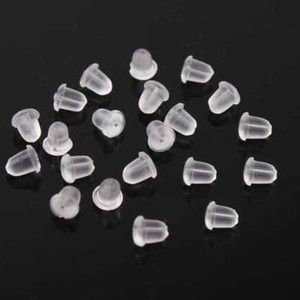 Plastic Earring Safety Back Stopper Earring Findings For Sale Ebay