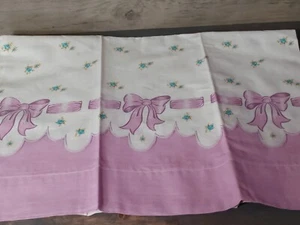 Fundas de almohada vintage 1 pieza morado blanco flores lazo estampado por todas partes algodón 20,5x32 - Imagen 1 de 8