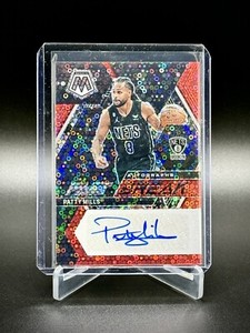 Patty Mills 2022-23 Panini Mosaic Fastbreak Disco Red Auto /49 Autograph Nets SP