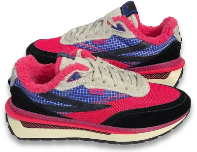 Fila Renno Sneakers / Shoes - NEW Womens Size 7 Black / Pink - #44815-TOP - Image 1 of 4