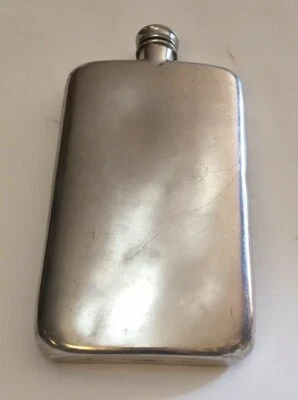 Frasco de licor grande enchapado en plata Abercrombie Fitch New York English Sheffield Foto 1 de 4