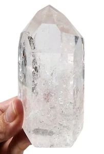 Klarer Quarz Kristall poliert Turm Madagaskar 292,2 Gramm. - Bild 1 von 5