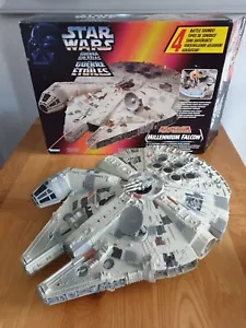 Kenner 1995 Star Wars Millenium Falcon - with working lights and sounds. Boxed. - Picture 1 of 24