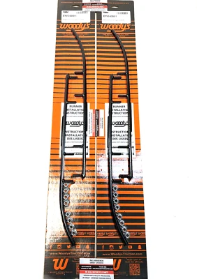 2 PACK Woodys 4" Carbide Runners Yamaha VMAX 500/600/750/800 1992-96 - EYV3-6350 - Image 1 of 4