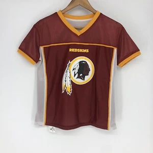 Washington Football Team Youth Reversible Old Logo Jersey Flag Football Sz Large - Picture 1 of 7