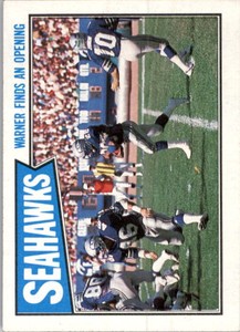 1987 Topps Football Card #172 Seahawks TL