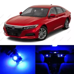 14 x Blue LED Lights Interior Package For Honda ACCORD 2013 - 2023 + PRY TOOL - Picture 1 of 7