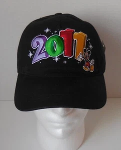 Disney Disneyland Resort 2011 sombrero/gorra negro y multicolor adulto unisex - Imagen 1 de 7