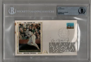 Cal Ripken Jr BLEM RECORD INNING Autographed Gateway BAS certified/encapsulated - Picture 1 of 1
