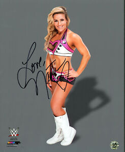 Natalya Love Authentic Signed 8x10 WWE Diva Photo Autographed Wizard World 1
