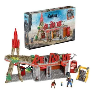 Mega Bloks Fallout Red Rocket Truck Stop Building Set con Dogmeat y en el juego I - Imagen 1 de 10