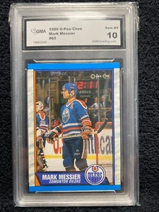 1989 O Pee Chee Mark Messier #65 Graded 10 MINT  - Picture 1 of 2