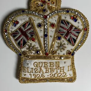 Historic Royal Palaces Queen Elizabeth Ornament Longest Reign Monarch Crown 2022 - Picture 1 of 6
