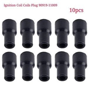 For CAMRY For Prius Sparkplug Cap Connector 10pcs Black Car Accessories - Picture 1 of 12