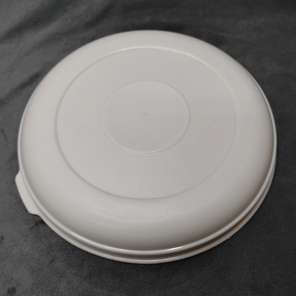 De Colección Rubbermaid 8.5" Servin Saver #4 Tapa de Repuesto Grande Redonda #0031 Almendra Foto 1 de 4