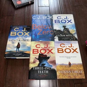 Joe Pickett series C J BOX lot 5 HBs Thriller Murder Mystery Long Range  - Picture 1 of 1