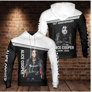 Alice Cooper Full Printed 3D Hoodie All Hoodie 3d - all printed, hot 2025 - Picture 1 of 3