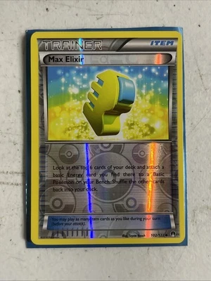 Max Elixir - 102/122 - Pokemon Breakpoint XY Reverse Holo Rare Card - Image 1 of 2
