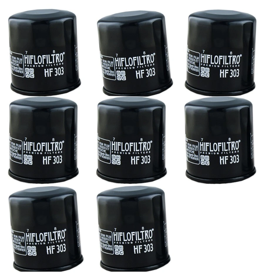 Filtro de aceite HF303 - negro - paquete de 8 Foto 1 de 4