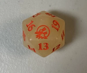 Innistrad Midnight Hunt Die D20 Dice Spindown x1 Oversized Glow in the Dark - Picture 1 of 1