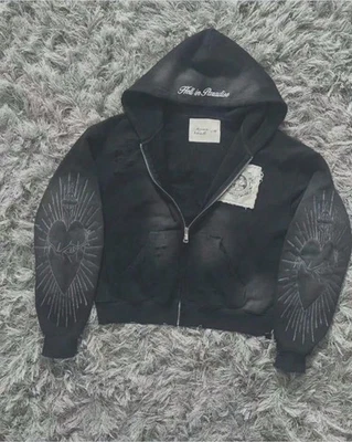 Sudadera con capucha con cremallera súper suave para niños, talla L Foto 1 de 3