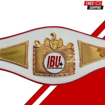 IBU International Boxing Union Championship Title Belt Adult Size 3D Design Belt - Image 1 of 4