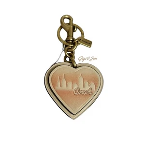 Coach Jennifer Lopez Heart Bag Charm Keychain - Picture 1 of 11