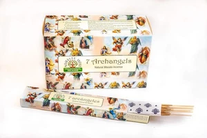 Namaste India 7 Archangels Incense Sticks 12 Pack 15g Each Pack 180g Contains - Picture 1 of 3