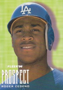 1996 Fleer Baseball Prospects #2 Roger Cedeno Los Angeles Dodgers