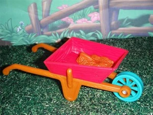 Fisher Price Loving Family Dollhouse Red Wheel Barrow Garden Gardening Fun - Picture 1 of 1
