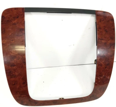 Tahoe Yukon Suburban Avalanche 2007-2008 consola central moldura burl madera grano Foto 1 de 4