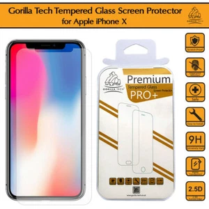 iPhone X Screen Protector Tempered Glass Protection Shockproof Full Cover - NEW - Picture 1 of 12