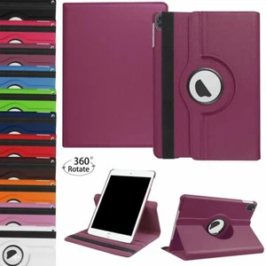 For iPad 9.7 6th 5th Generation 2018/2017 360° Rotating Flip Stand Leather Case - Picture 1 of 72