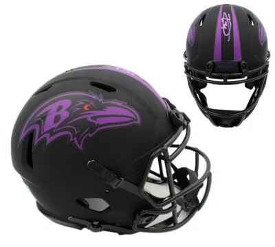 Casco Earl Thomas Firmado Baltimore Ravens Velocidad Auténtico Eclipse NFL Foto 1 de 4