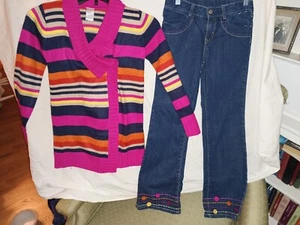 Gymboree - Girl - "Fashionable Fox" line - Sz. 7-8 and 9 - Sweater/Pants - Picture 1 of 6