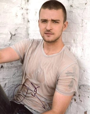 Justin Timberlake Signed 10x8 Photo AFTAL#217 OnlineCOA Cover