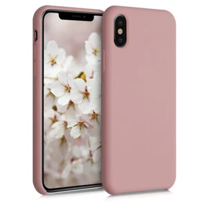 Silicone Case for Apple iPhone X - TPU Rubberized Cover - Picture 1 of 7