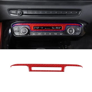 Red Carbon Air Condition Switch Panel Trim Decorate Cover For GR Supra 2019-2022 - Imagen 1 de 10