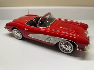 Solido 1:12 Diecast Metal 1958 Chevrolet Corvette Red - Picture 1 of 8