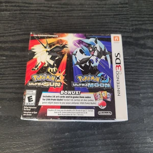 Pokémon Ultra Sun Moon Dual Pack 16 Art Cards Big Box Nintendo 3DS New Sealed - Picture 1 of 6